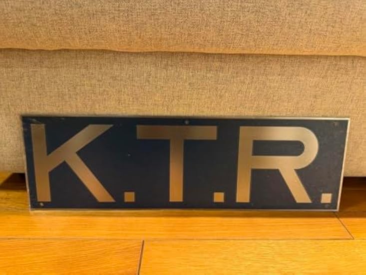京王電鉄 K.T.R. 社名銘板プレートレプリカ 京王帝都電鉄 京王電鉄 K.T.R. 社名銘板プレートレプリカ 京王帝都電鉄